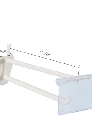 20pcs Fast-Flip Plastic Shelf Hook For Pegboard Works On Standard Pegboard And Slatwall