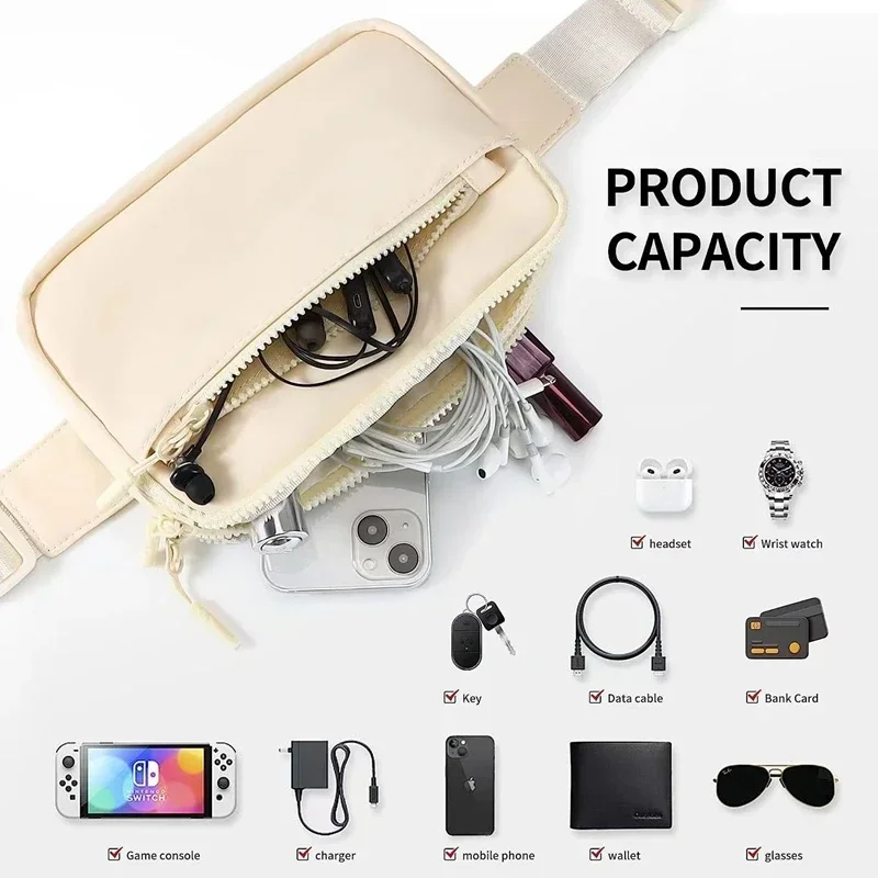 2025 Fashion Yoga Fanny Pack Sports Waist Bag Yoga Mobile Bag Portable Bag Unisex Fitness Running Women's Gift - Image 5